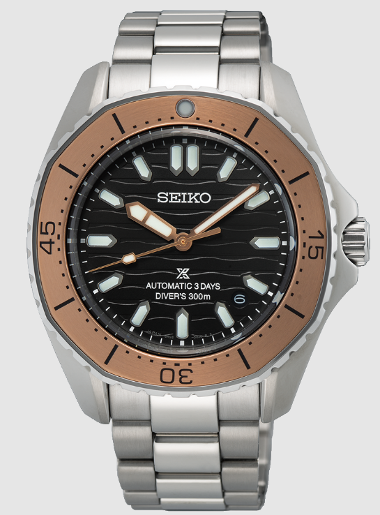 Seiko Prospex Diver’s Watch – Polygonal In Ocean Grey & Bronze Tone SPB485J1 Replica Watch